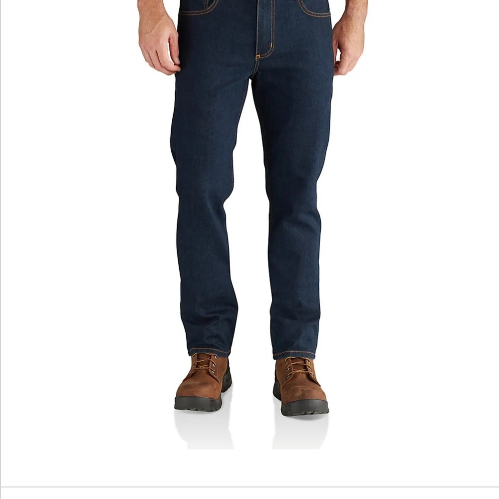 Carhartt Jeans Pants Mens Straight Fit Rugged Flex Tapered 42Wx30L NWT